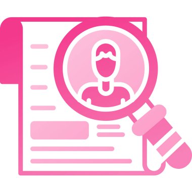 Bir büyüteçin vektör illüstrasyonu