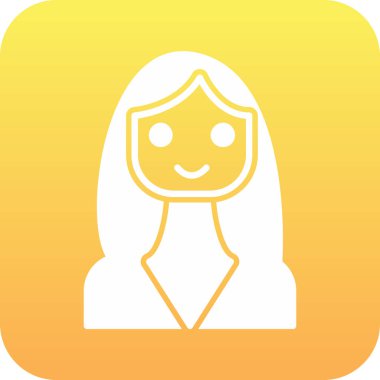 bir gülümseme ile kız