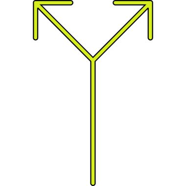 Ağaç simgesinin vektör illüstrasyonu