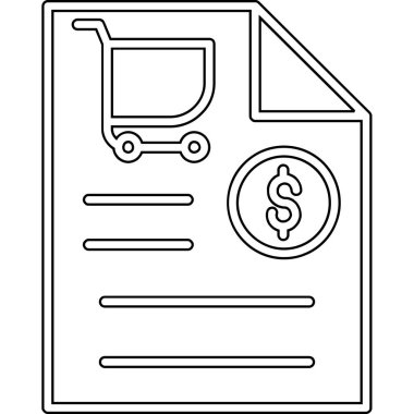 Dolar sembolü çizimi olan online alışveriş arabası