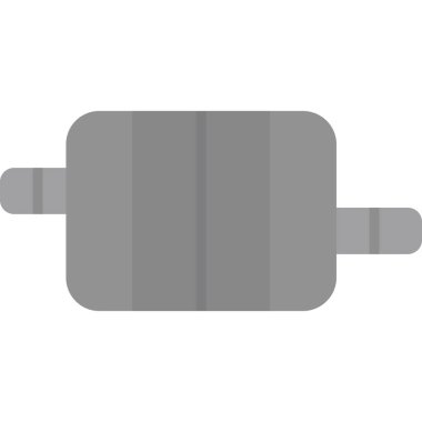 Elektrik prizi vektör simgesi. düz vektör simgesi.