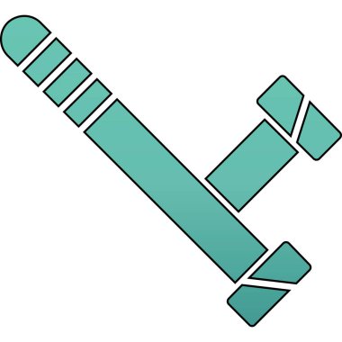 karikatür karalama silindiri vektör çizimi