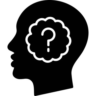 soru işareti simgesi, vektör tasarımı