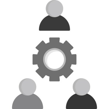 insanlar simge vektör illüstrasyonu