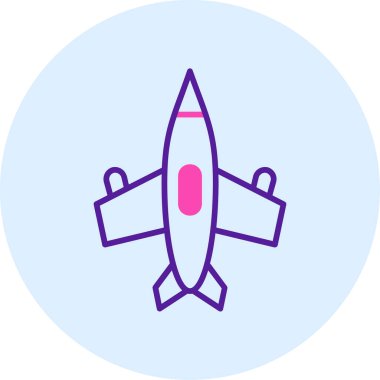 Uçak. Web simgesi basit illüstrasyon