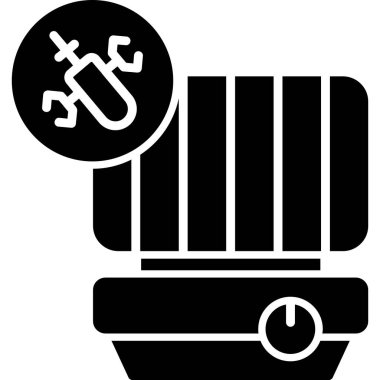 Çekiç. Web simgesi basit illüstrasyon