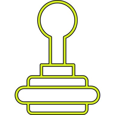 Modern b 'nin vektör illüstrasyonu simge zilinden yoksun