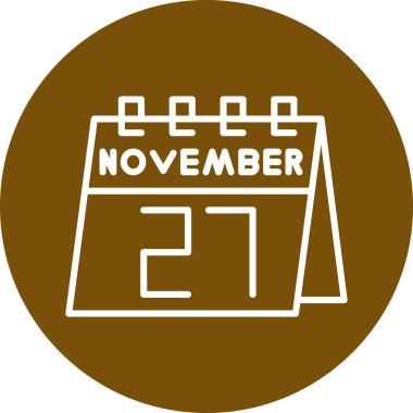 Kasım 'ın 28' i bir günlük takvimde geçiyor.