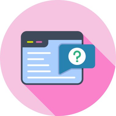 Sohbet mesajı vektör illüstrasyonu