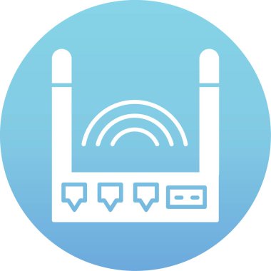 Wi-Fi işaretinin basit vektörü