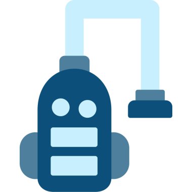 robot. Web simgesi basit illüstrasyon