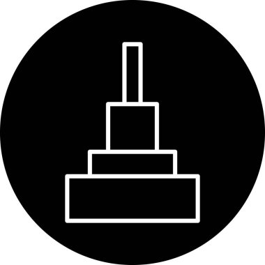 Bir pastanın vektör illüstrasyonu