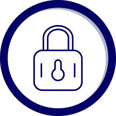 ikon vektör illüstrasyonunu kilitle