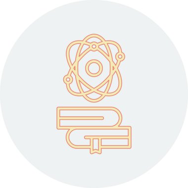 Bilimin bir simgesinin vektör illüstrasyonu