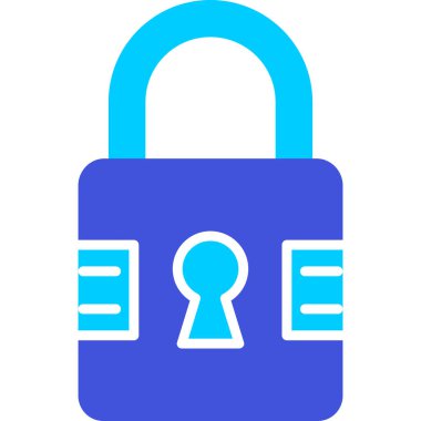 kilit simgesi, modern tasarım illüstrasyonu