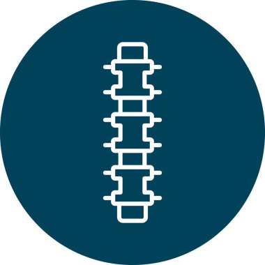 Taslak biçiminde noel ağacı simgesinin vektör illüstrasyonu.