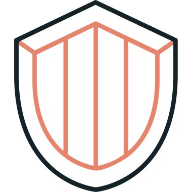 kalkan koruma vektörü simgesi