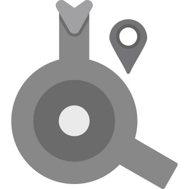 gps konum simgesi taslak biçimi