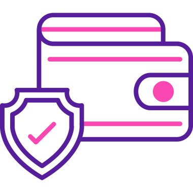 Banka kredi kartı simgesi biçiminde