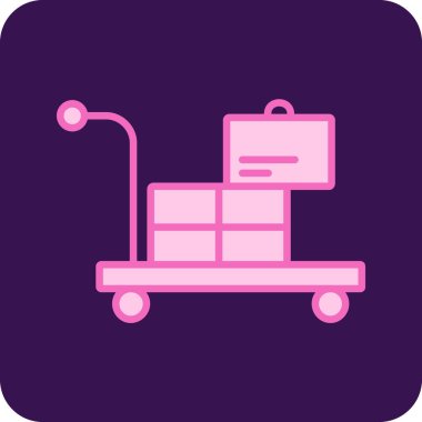 Tramvay Simgesi vektör çizimi