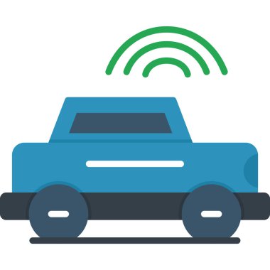 araba simgesi vektör illüstrasyonu