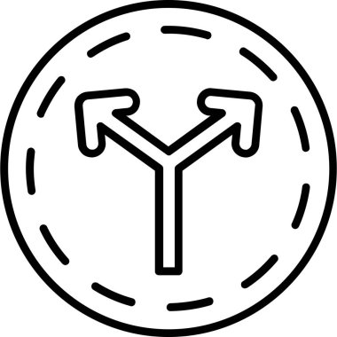 Tek bir simgenin vektör illüstrasyonu