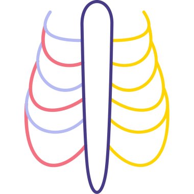 Bir kelebek simgesinin vektör çizimi