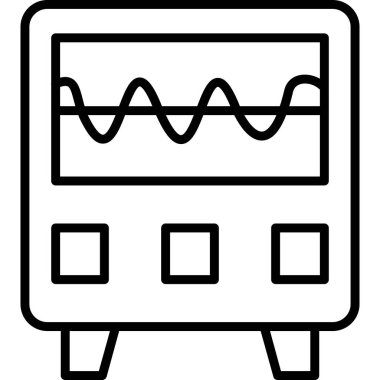 grafik grafik simgesi ana hat biçiminde