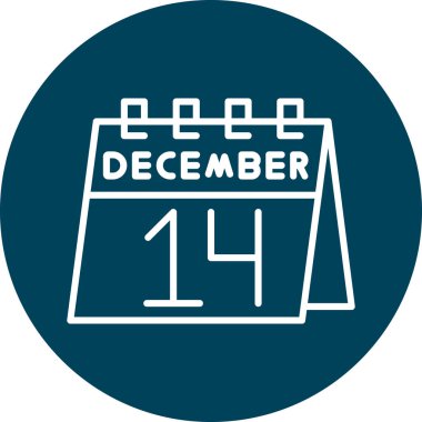 Takvim simgesi vektör illüstrasyonu