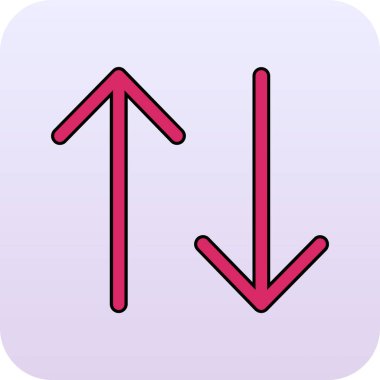 ok simgesi vektör illüstrasyonu