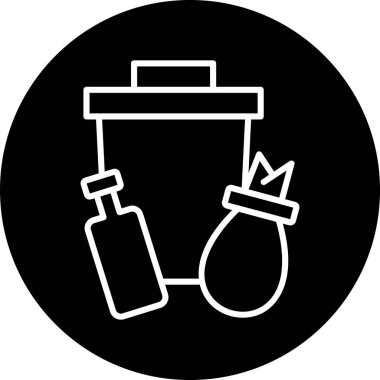 Gıda simgesinin vektör illüstrasyonu