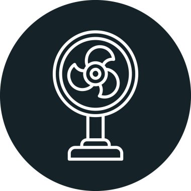 fan vektör simgesi modern illüstrasyon, illüstrasyon