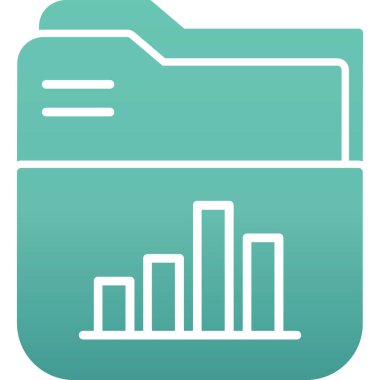 Veri analizi. Web simgesi basit illüstrasyon