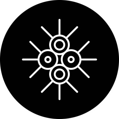 Modern bir simgenin vektör illüstrasyonu