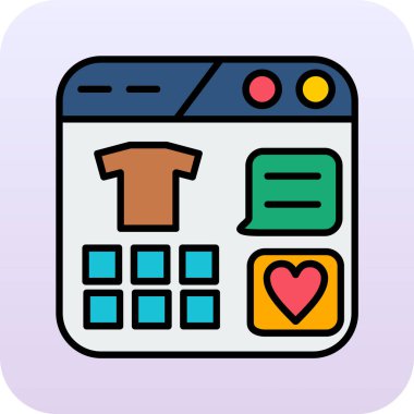 seo modern simgesinin vektör illüstrasyonu