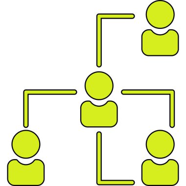 ağ simgesi. düz simge