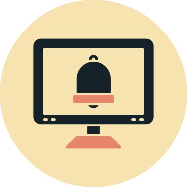 Bilgisayar vektör simgesi modern basit vektör illüstrasyonu