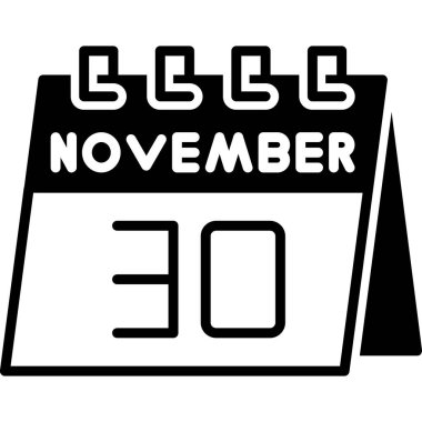 Kasım Kasım Kasım takvim simgesi