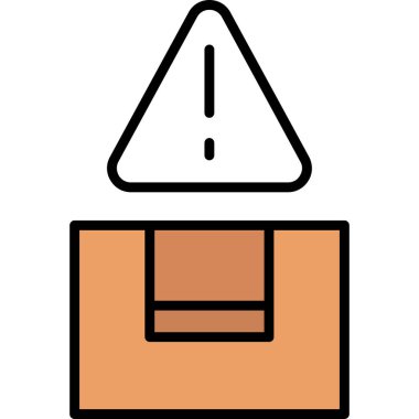 Kutu. Web simgesi basit illüstrasyon