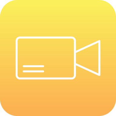 vektör lcd simgesi illüstrasyonu