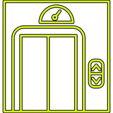 Bir kapının vektör illüstrasyonu