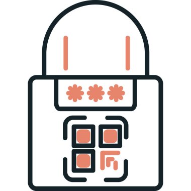 Modern yapı simgesinin vektör illüstrasyonu