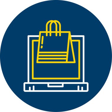 çanta simgesi vektör illüstrasyonu