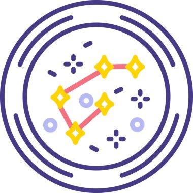 Modern bir simgenin vektör illüstrasyonu