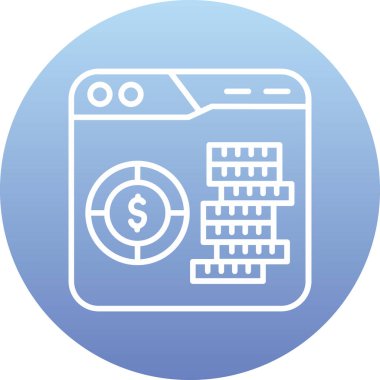 Uygulama modern simgesinin vektör illüstrasyonu