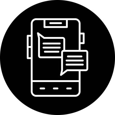 Smartphone Simgesi, vektör illüstrasyonu