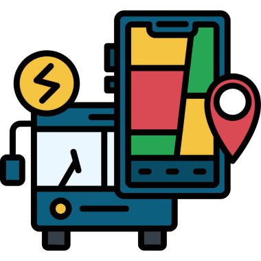 dağıtım konumu simgesi