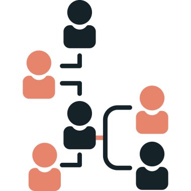 insanlar grup simgesi, basit vektör tasarımı