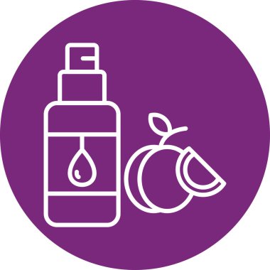 meyve ikonu vektör illüstrasyonu