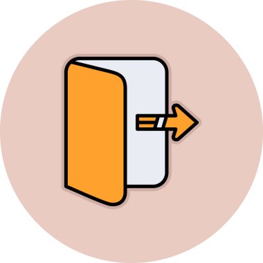 Modern simgenin vektör illüstrasyonu